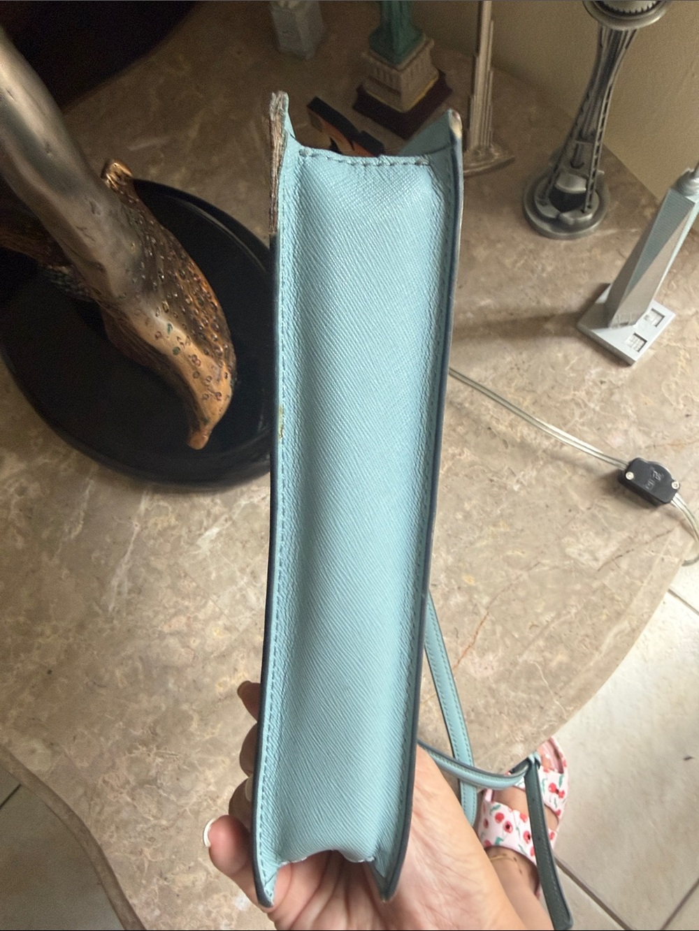 kate spade Pale Blue Leather Crossbody Bag - Picture 5 of 10